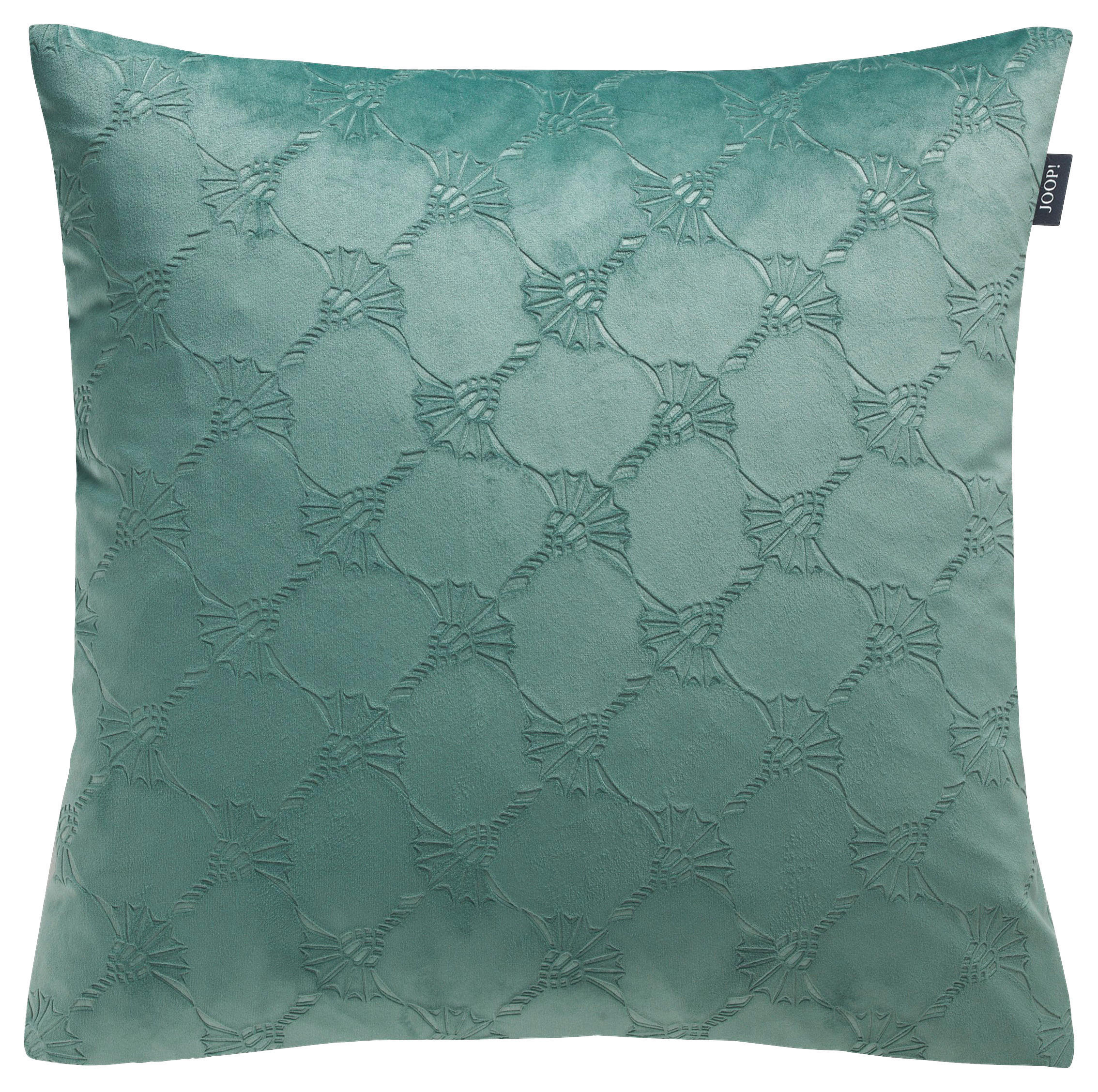 KISSENBEZUG J! Impress 45/45 cm  - Petrol, KONVENTIONELL, Textil (45/45cm) - Joop!
