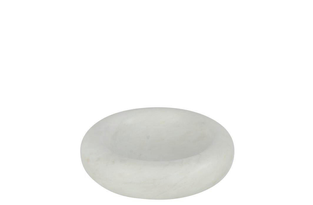 COUPELLE DÉCORATIVE - blanc, Basics, pierre (25/25/6cm)