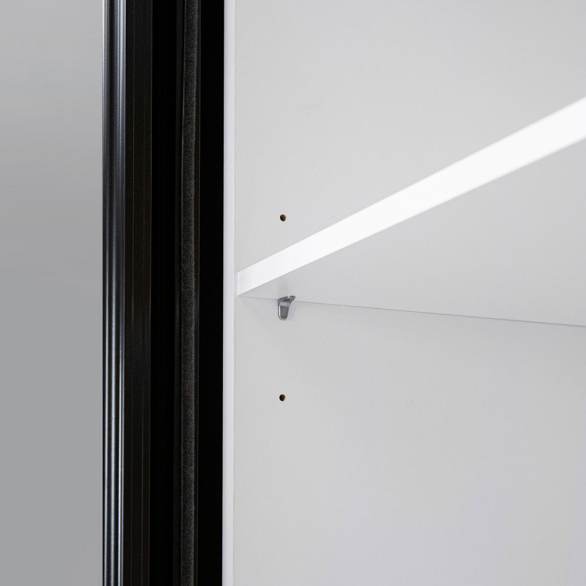 SCHIEBETÜRENSCHRANK 150/215/59,5 cm 3-türig  - Schwarz/Eiche Artisan, MODERN, Holzwerkstoff/Metall (150/215/59,5cm) - MID.YOU