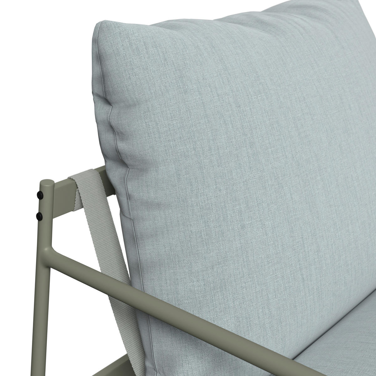 LOUNGEGARNITUR Eisen  - Beige/Grau, MODERN, Glas/Textil (128/62/82cm) - Ambia Garden