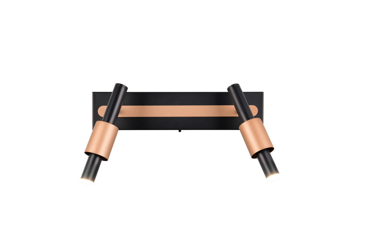 PROIECTOR LED - maro/negru, Basics, metal (38/20/9cm)