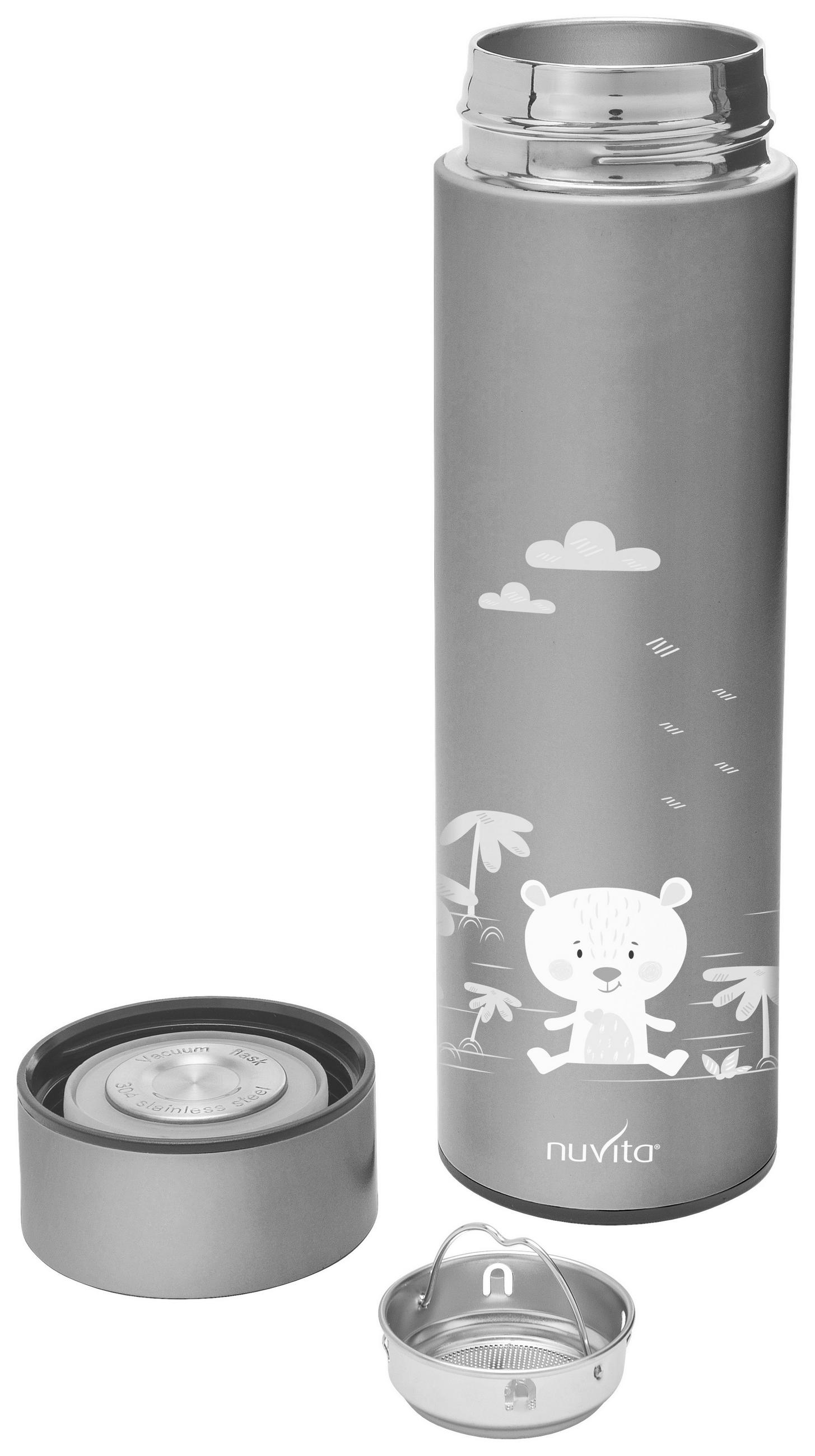 ISOLIERFLASCHE Nuvita 0,5 l  - Basics, Metall (7/23/7cm)