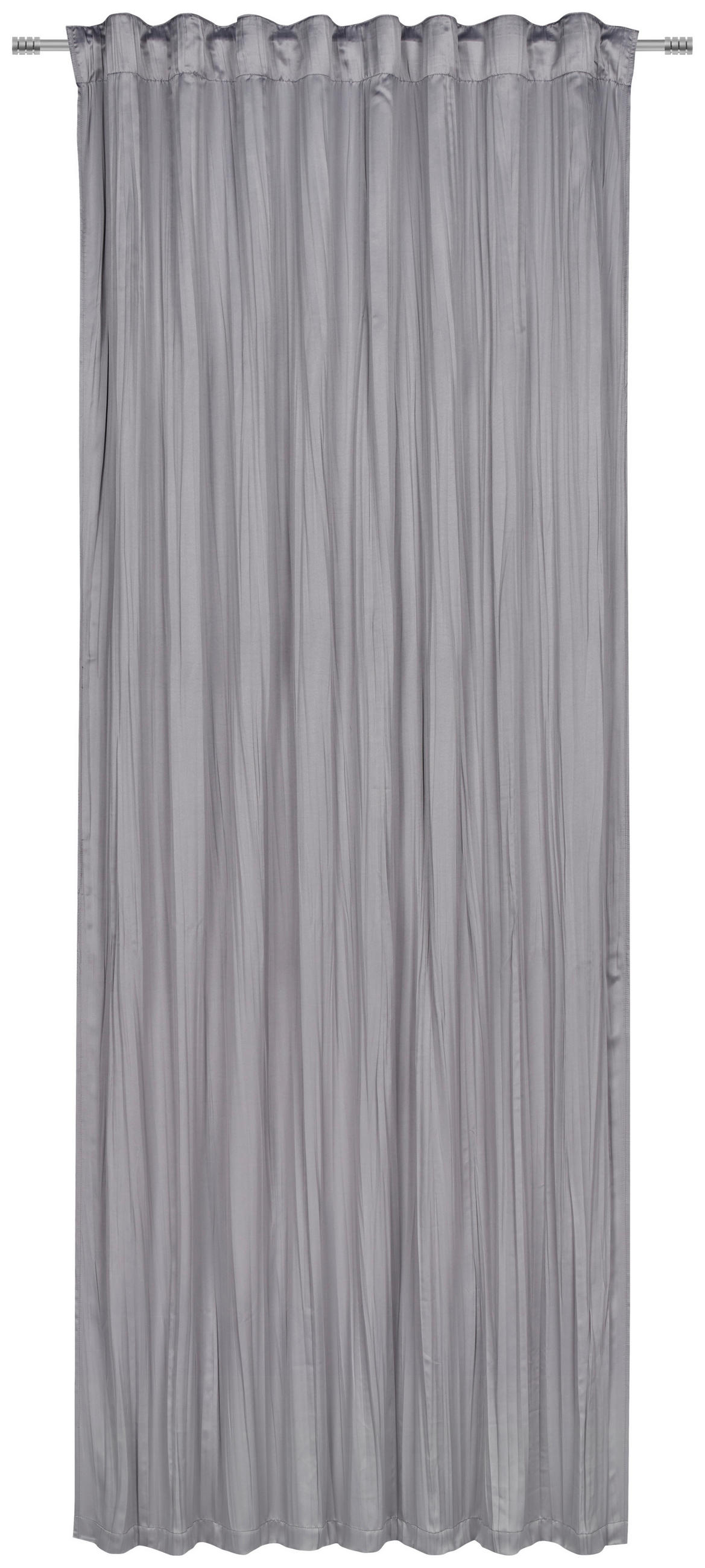 FERTIGVORHANG blickdicht  - Anthrazit, Design, Textil (122/255cm) - Novel