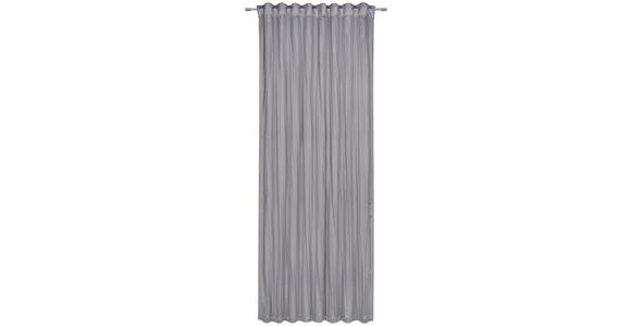 FERTIGVORHANG blickdicht - Anthrazit, Design, Textil (122/255cm) - Novel