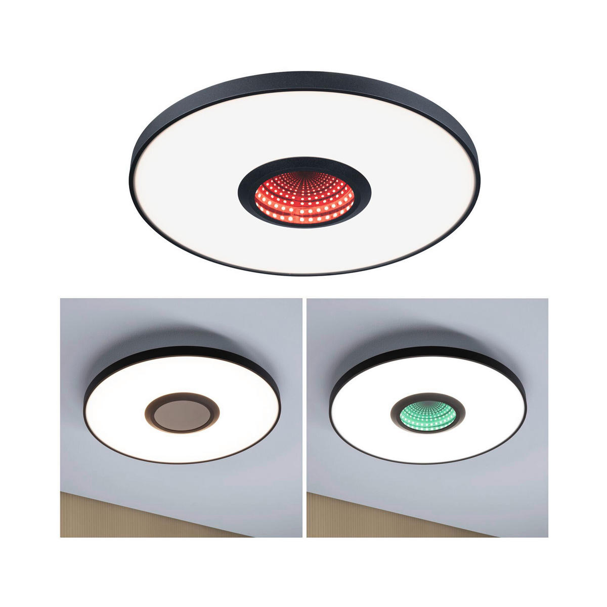 DECKENLEUCHTE Spaceglow 40/6 cm   - Basics (40/6cm) - Paulmann