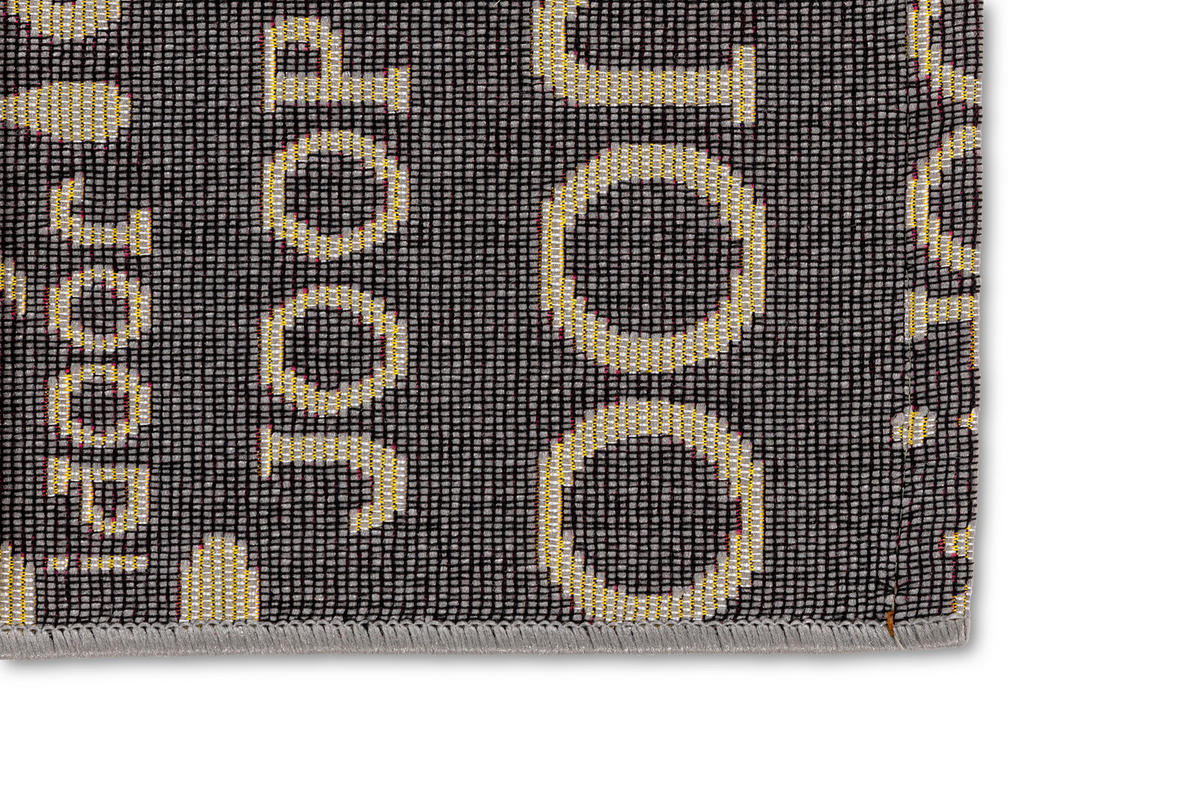 OUTDOORTEPPICH 160/235 cm Repeat  - Graphitfarben, Design, Kunststoff/Textil (160/235cm) - Joop!