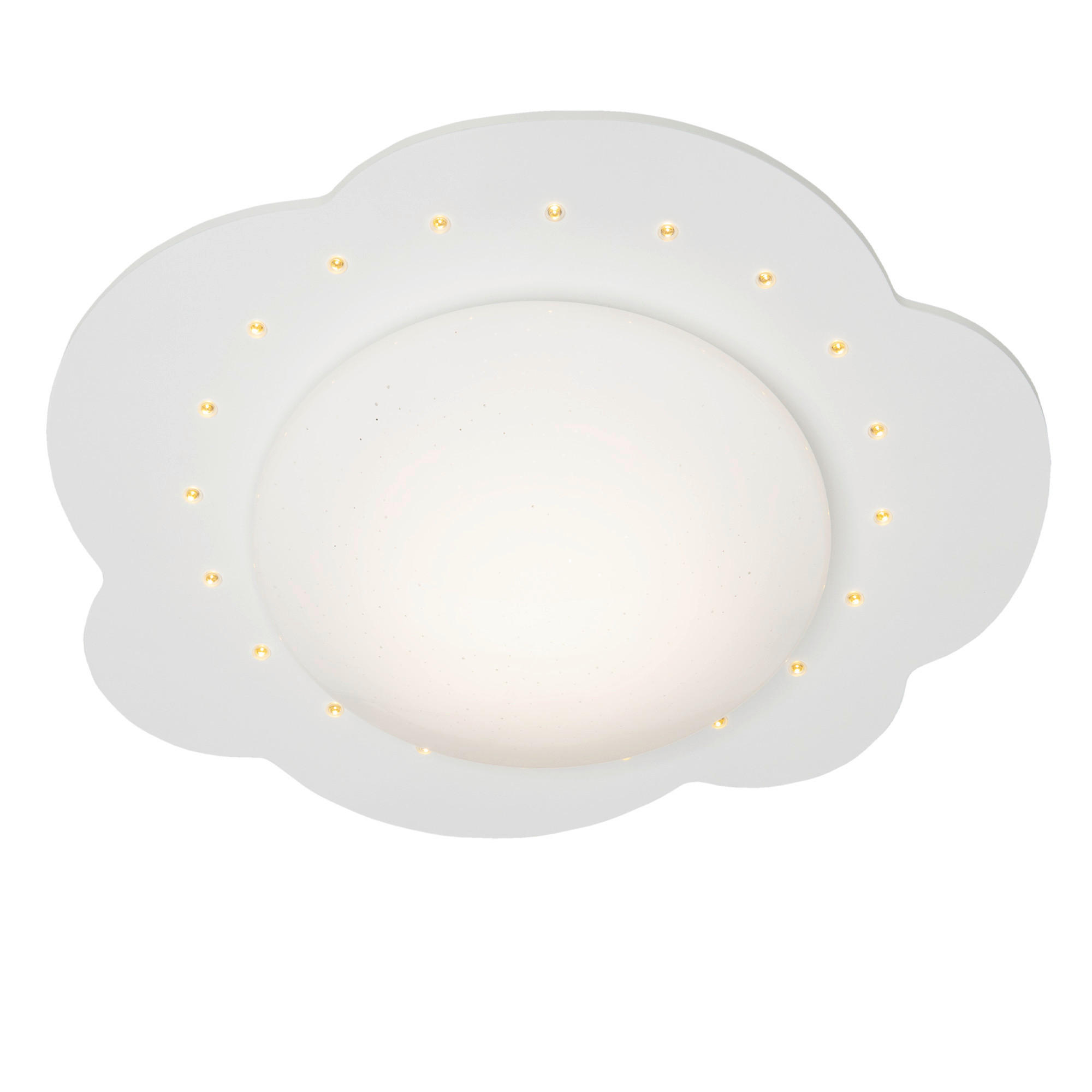 XXXLutz Kinderdeckenleuchte Weiß 12 cm