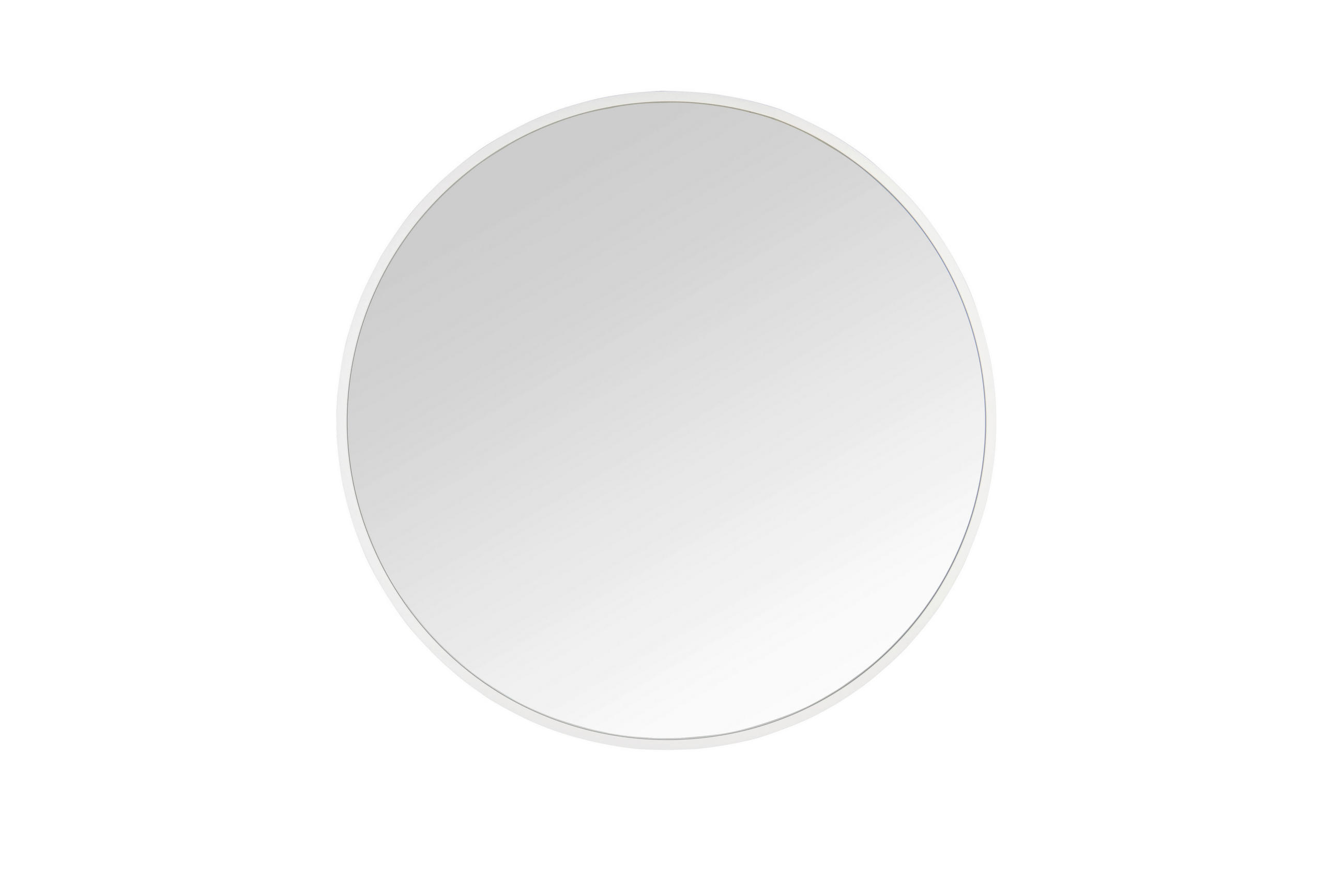 WANDSPIEGEL Weiß  - Weiß, Basics, Glas/Metall (60/60/2,8cm) - Milino