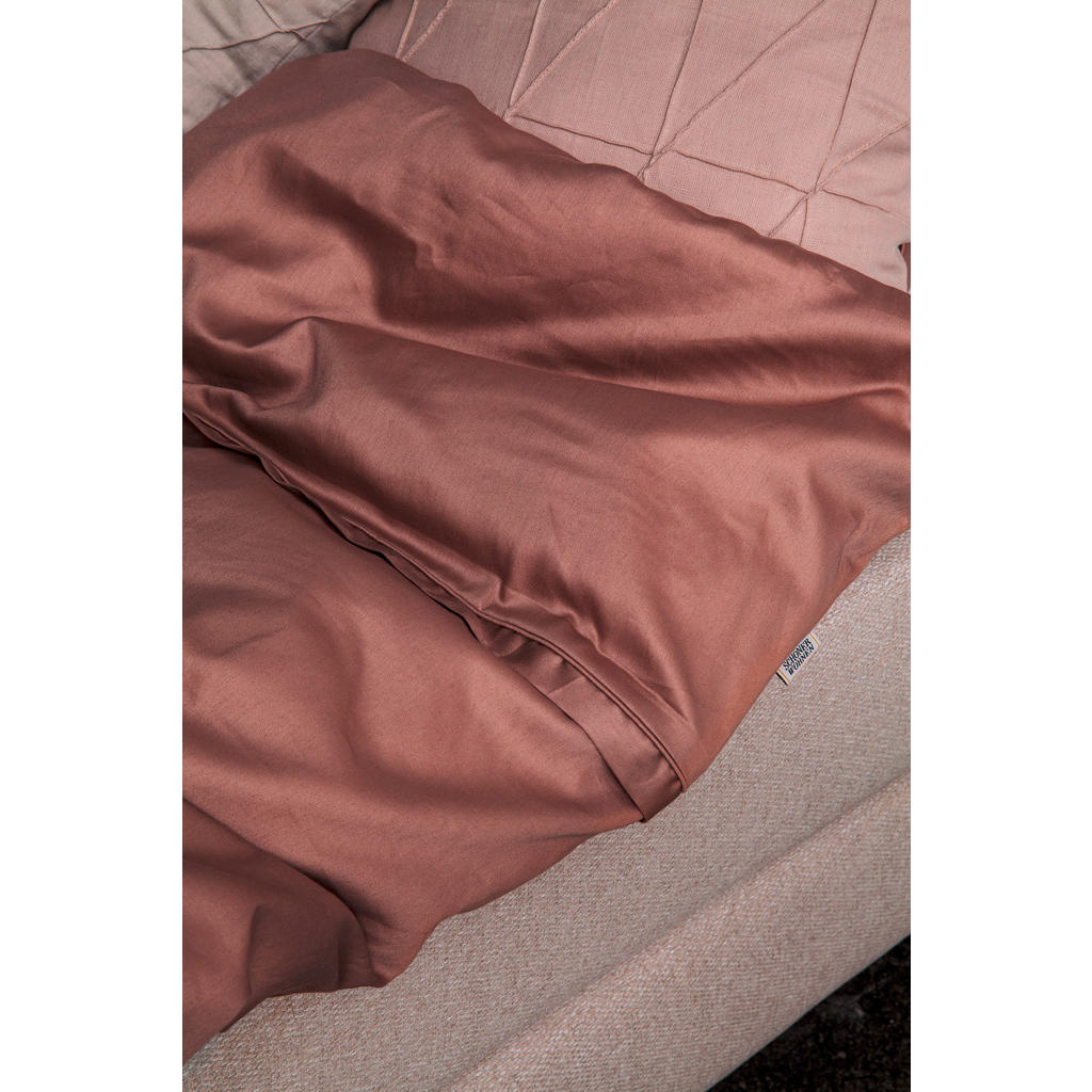 Thumbnail - Schöner Wohnen Wendebettwäsche SW-Pure, Rosa, Altrosa, Textil, Uni, 155x220 cm, Oeko-Tex® Standard 100, pflegeleicht, an...