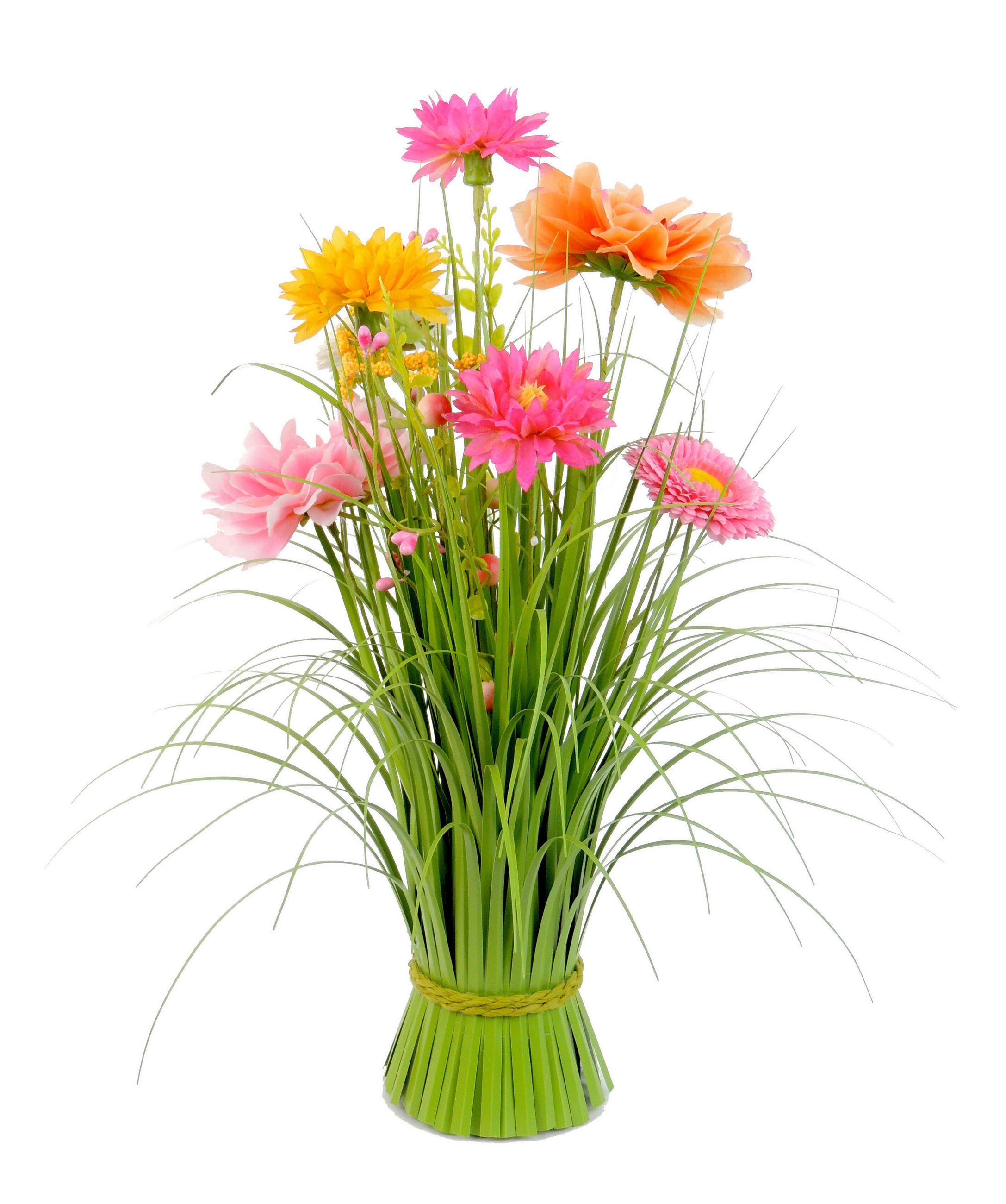 DEKOGRAS  - Pink/Gelb, LIFESTYLE, Kunststoff/Metall (40cm)