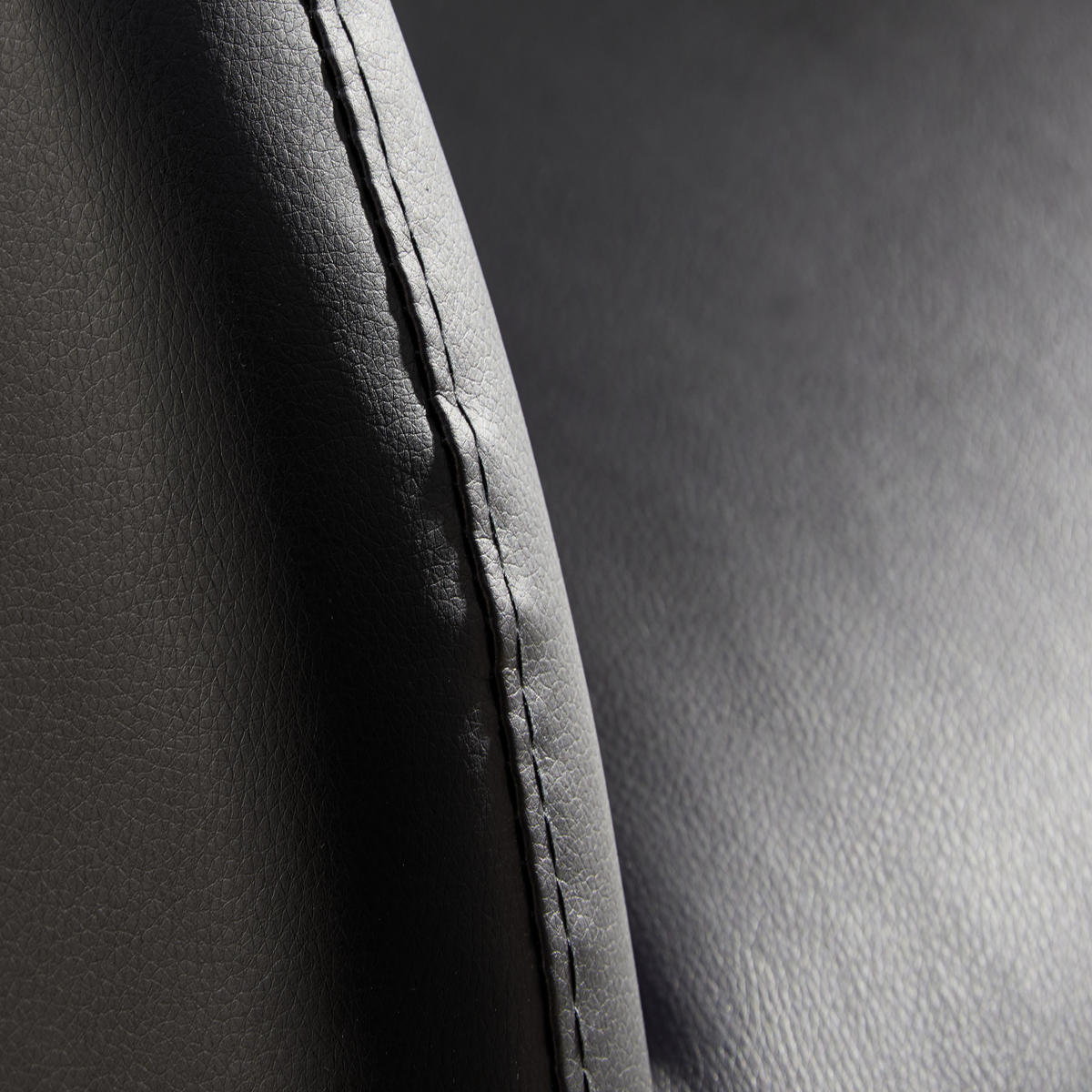 HEIMKINO-SOFA Lederlook Schwarz  - Schwarz, Design, Kunststoff/Textil (186/104/90cm) - Livetastic