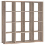 RAUMTEILER  in Holzwerkstoff   - Sonoma Eiche, Design, Holzwerkstoff (147/147/38cm) - Carryhome