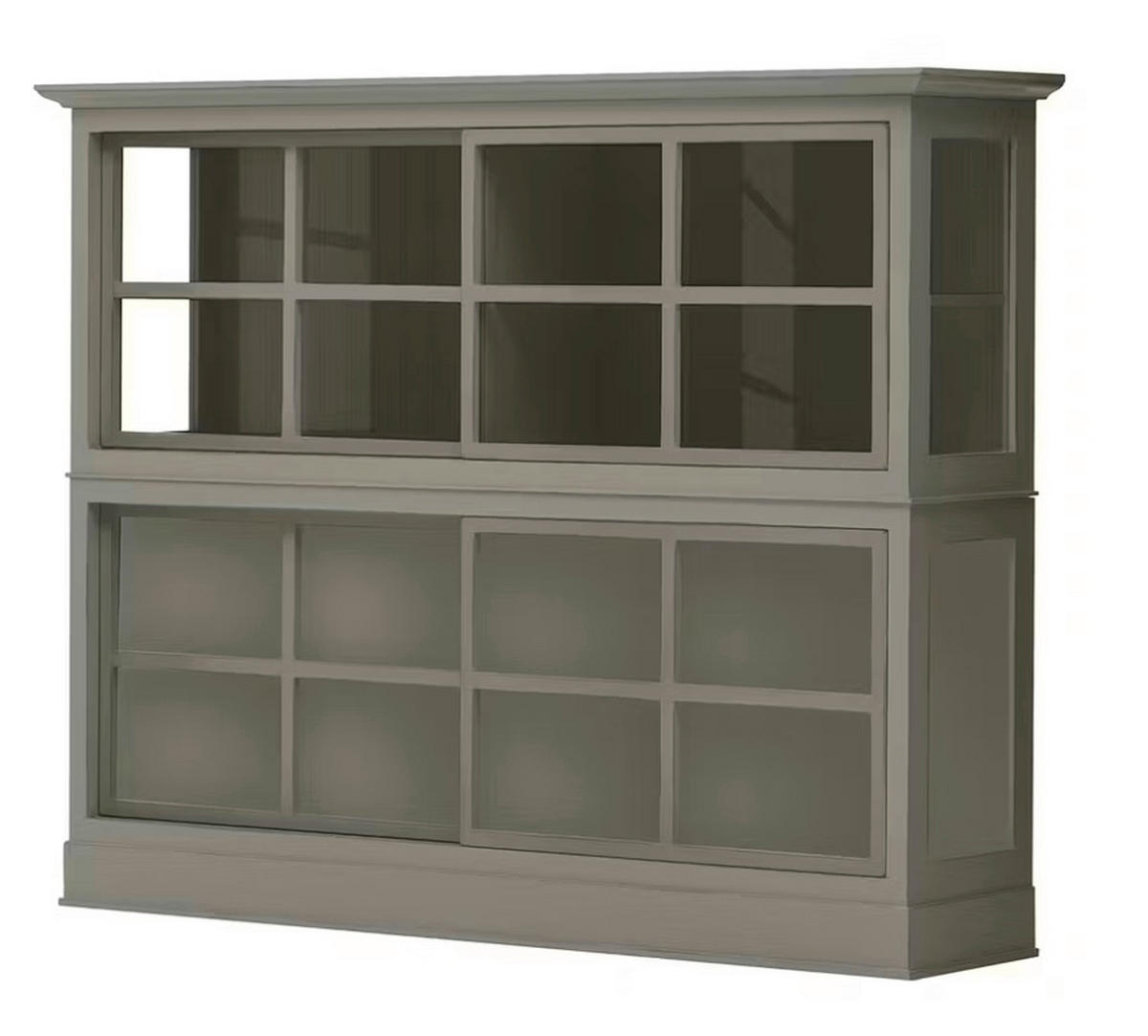SIDEBOARD UrbanClass  in 190,5/149/49 cm  - Grau, LIFESTYLE, Glas/Holz (190,5/149/49cm) - Livetastic