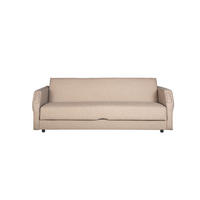 LEŽAJ tekstil  svijetlo smeđa    - svijetlo smeđa/crna, Konvencionalno, drvni materijal/tekstil (218/80/92cm) - Boxxx