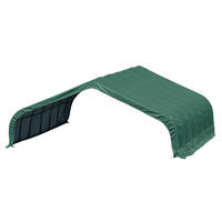 ZELTGARAGE  - Dunkelgrün, Basics, Kunststoff (610/670/320cm) - Ambia Garden
