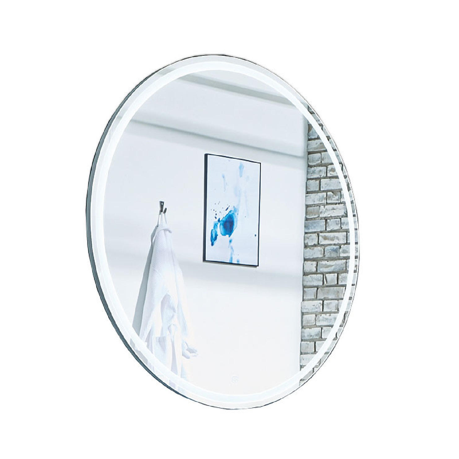 BADEZIMMERSPIEGEL 90/90/2,2 cm - Design, Glas (90/90/2,2cm) - Novel