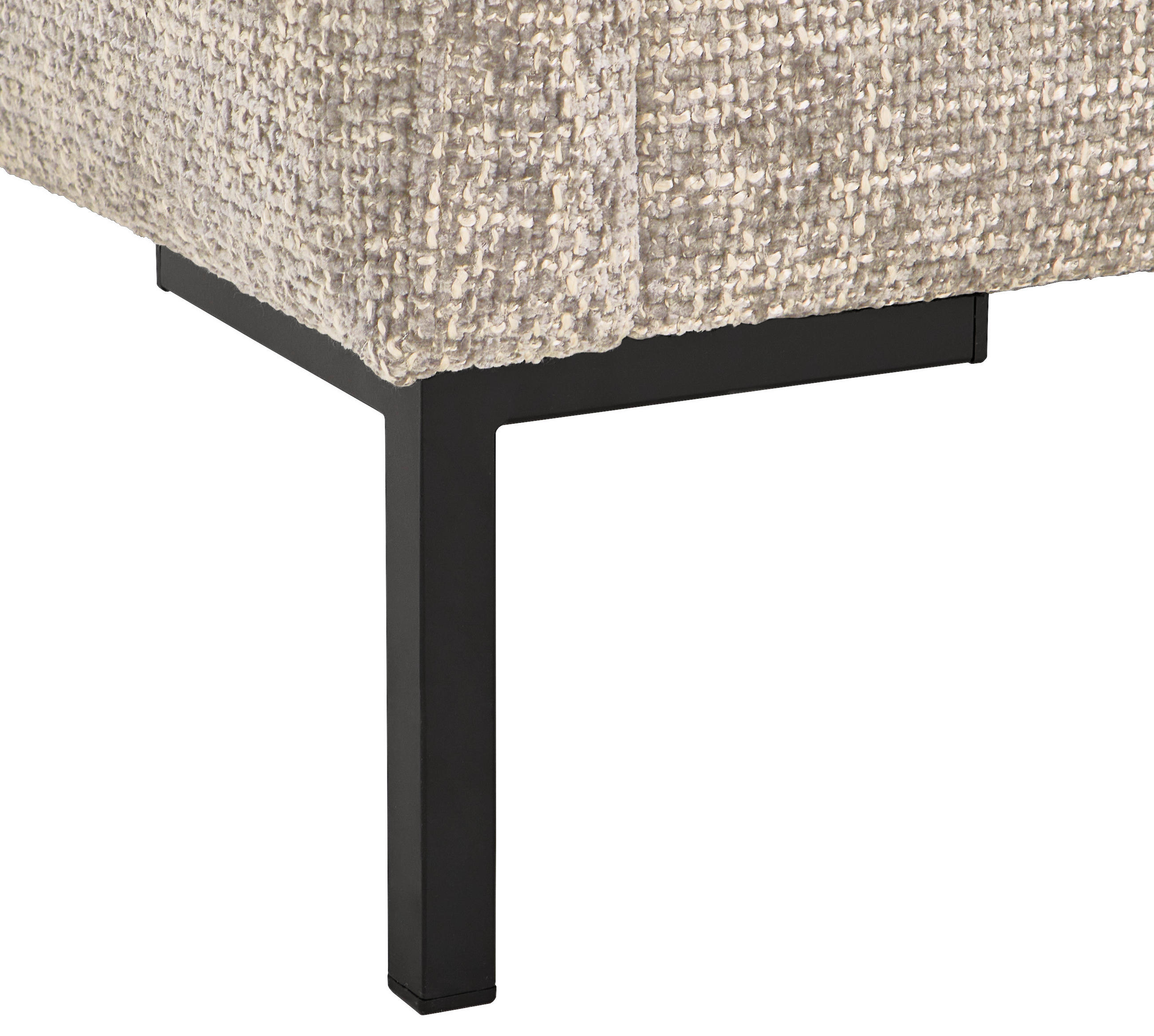 Thumbnail - Hom`in 3-Sitzer-Sofa, Greige, Textil, Füllung: Schaumstoff, Polyethersulfon (Pes), 196x78x90 cm, Stoffauswahl, Wohnzimme...