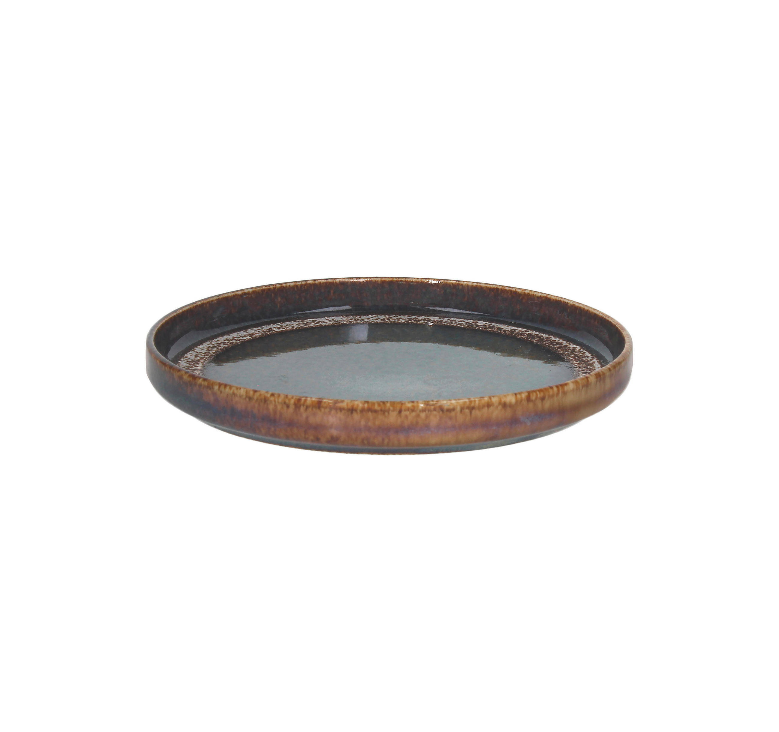 TANJUR PLITKI 20/2.5 cm Bloom - plava/smeđa, Basics, keramika (20/2.5cm) - Tognana