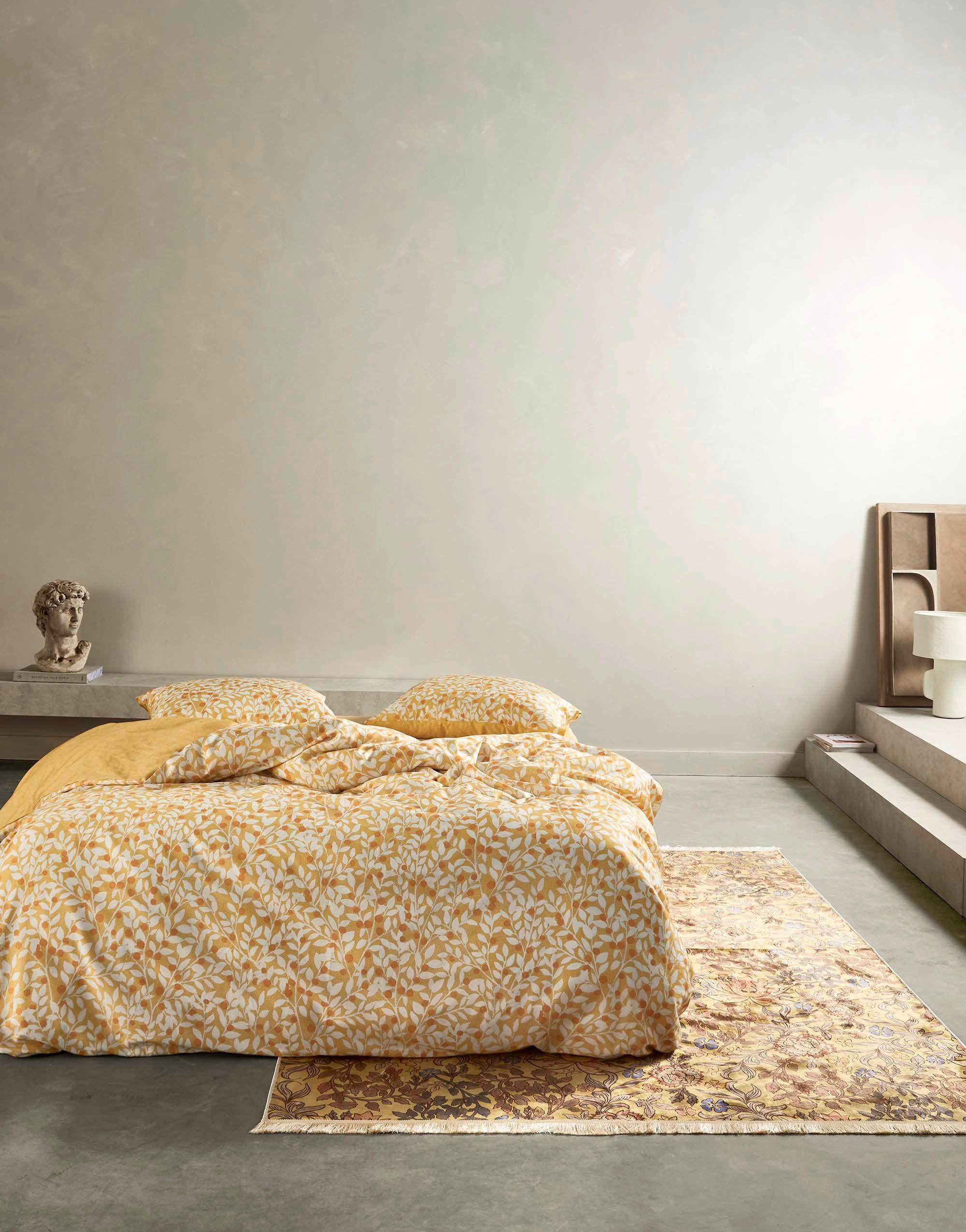 BETTWÄSCHE LENTHE Satin  - Gelb, Basics, Textil (155/220cm) - Essenza