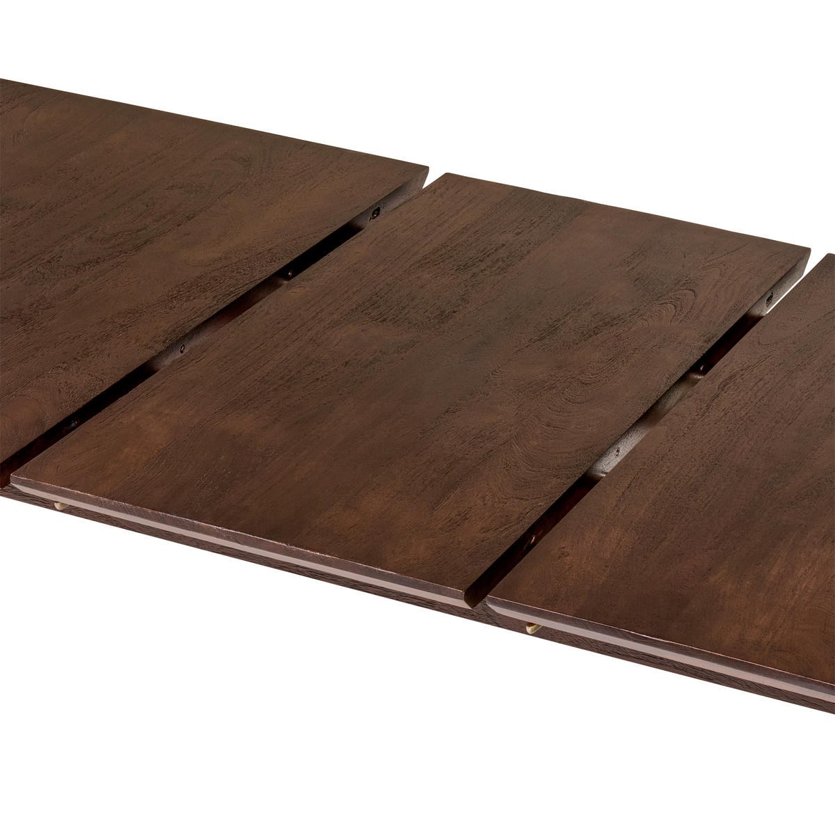 ESSTISCH 200/85/76 cm Echtholz  Holz ausziehbar rechteckig Dunkelbraun  - Dunkelbraun, MODERN, Holz (200/85/76cm) - Livetastic