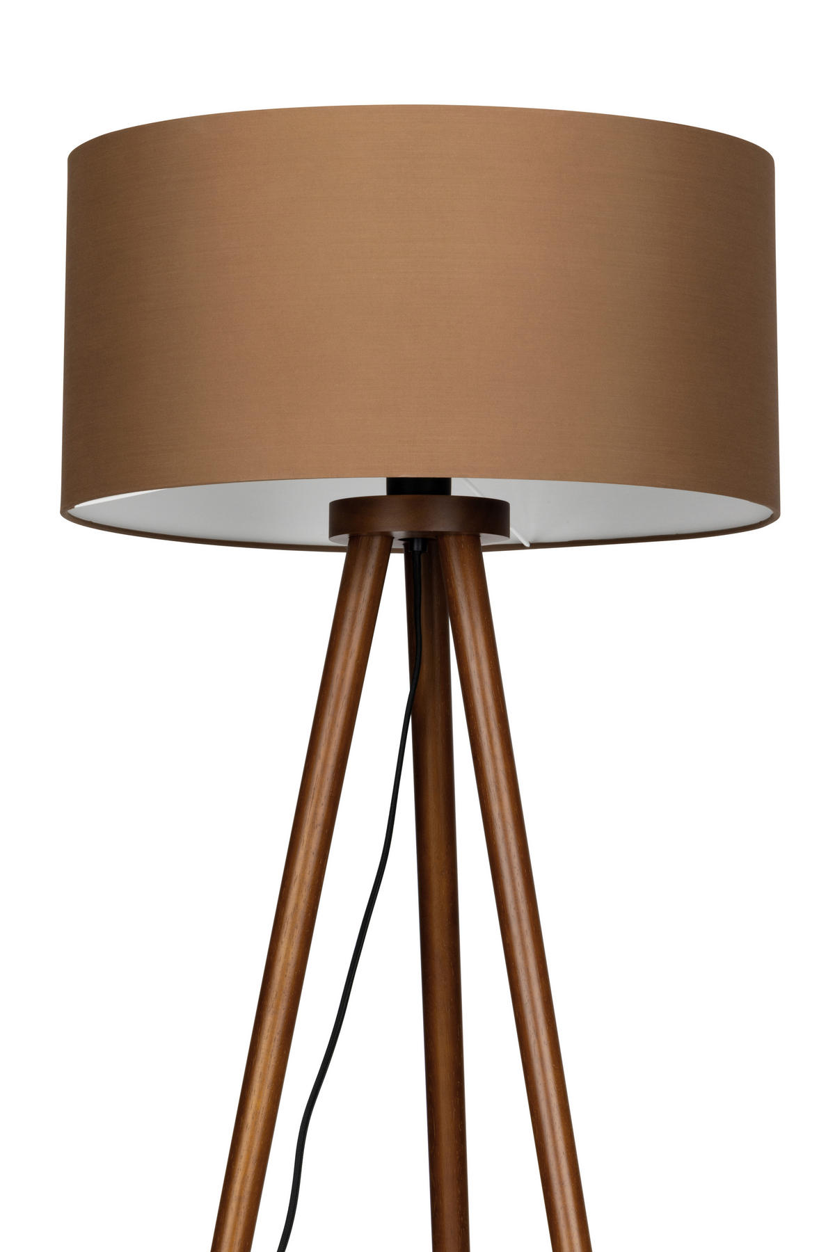 STEHLEUCHTE 50/150 cm  - Taupe, Trend, Holz/Textil (50/150cm) - Collett's Monde