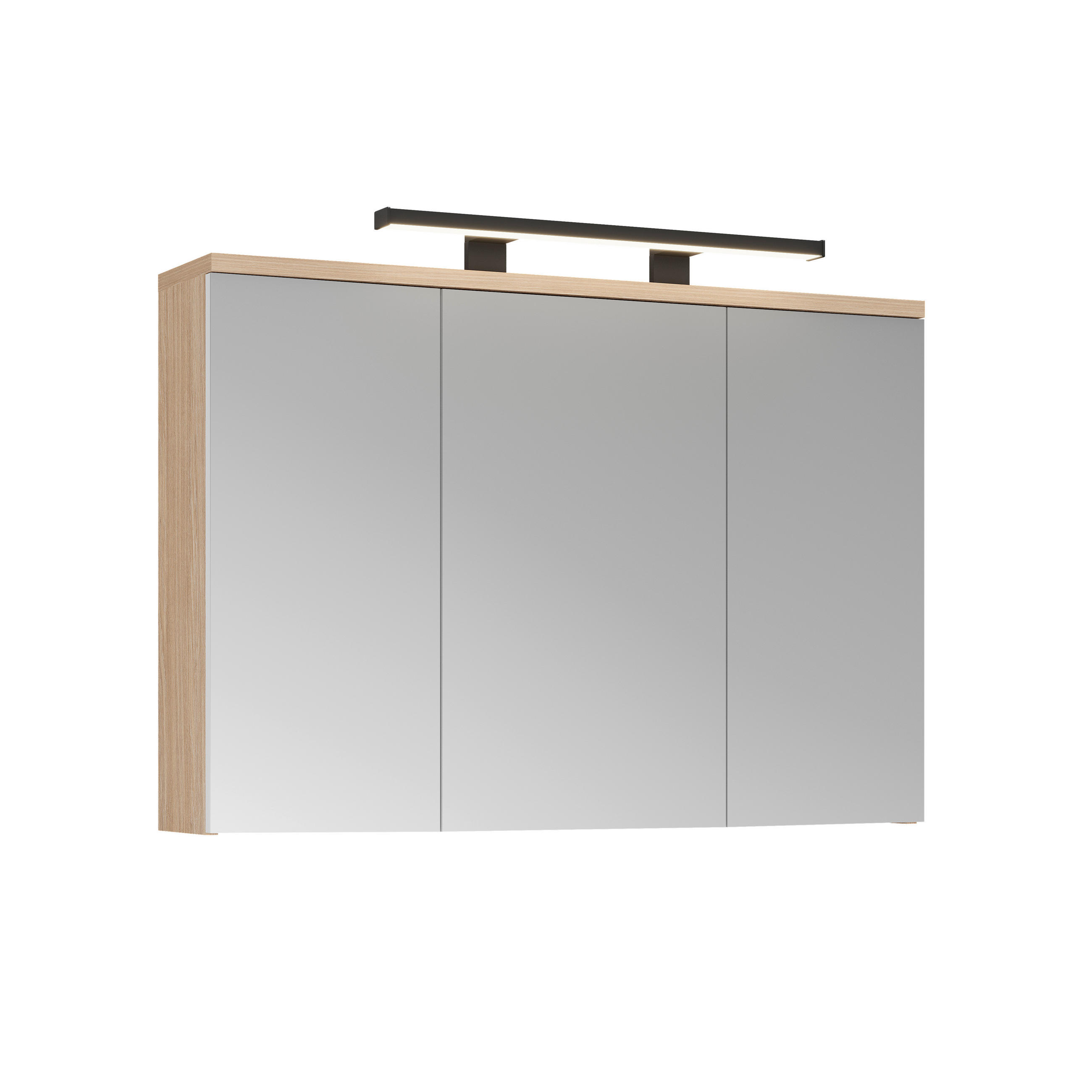 OMARA Z OGLEDALOM 100/70/20 cm  - Basics, steklo/leseni material (100/70/20cm) - Ti'me