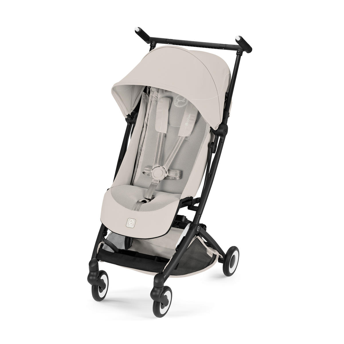 BUGGY LIBELLE BLK  - Hellgrau/Schwarz, Basics, Kunststoff/Textil (71/52/102cm) - cybex GOLD