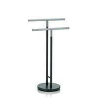 STALAK ZA RUČNIKE  antracit, srebrne boje  SINERIO  - srebrne boje/antracit, Basics, metal (30/92,5cm) - Kela