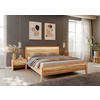BETT 160/200 cm,  in Naturfarben, Kernbuche, Beleuchtung,  - Naturfarben/Kernbuche, MODERN, Holz (160/200cm) - MID.YOU