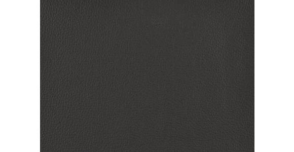 ECKSOFA in Echtleder Grau 305/224 cm - Schwarz/Grau, Design, Leder/Metall (305/224cm) - Dieter Knoll