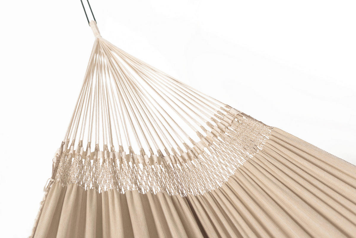HÄNGEMATTE kingsize org.cotton  - Beige, KONVENTIONELL, Textil (180/400cm) - La Siesta