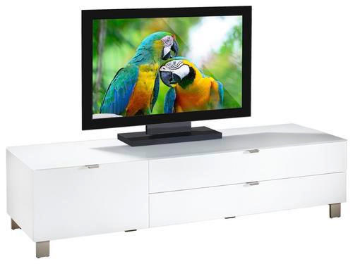 TV-ELEMENT - Edelstahlfarben/Champagner, Design, Glas/Holzwerkstoff (165/41,1/52,2cm) - Hom`in