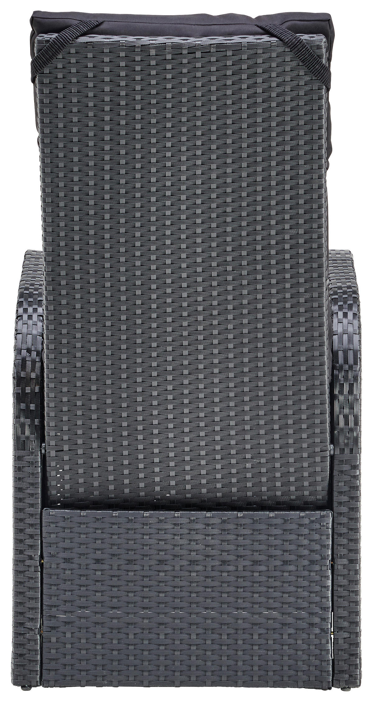 LOUNGESESSEL in Metall, Kunststoff Schwarz  - Schwarz, MODERN, Kunststoff/Textil (57/105/73cm) - Luca Bessoni