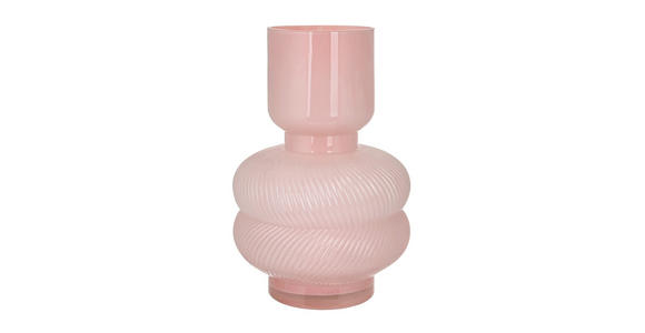 VASE 28.5 cm - Pink, Trend, Glas (18/28,5cm) - Ambia Home