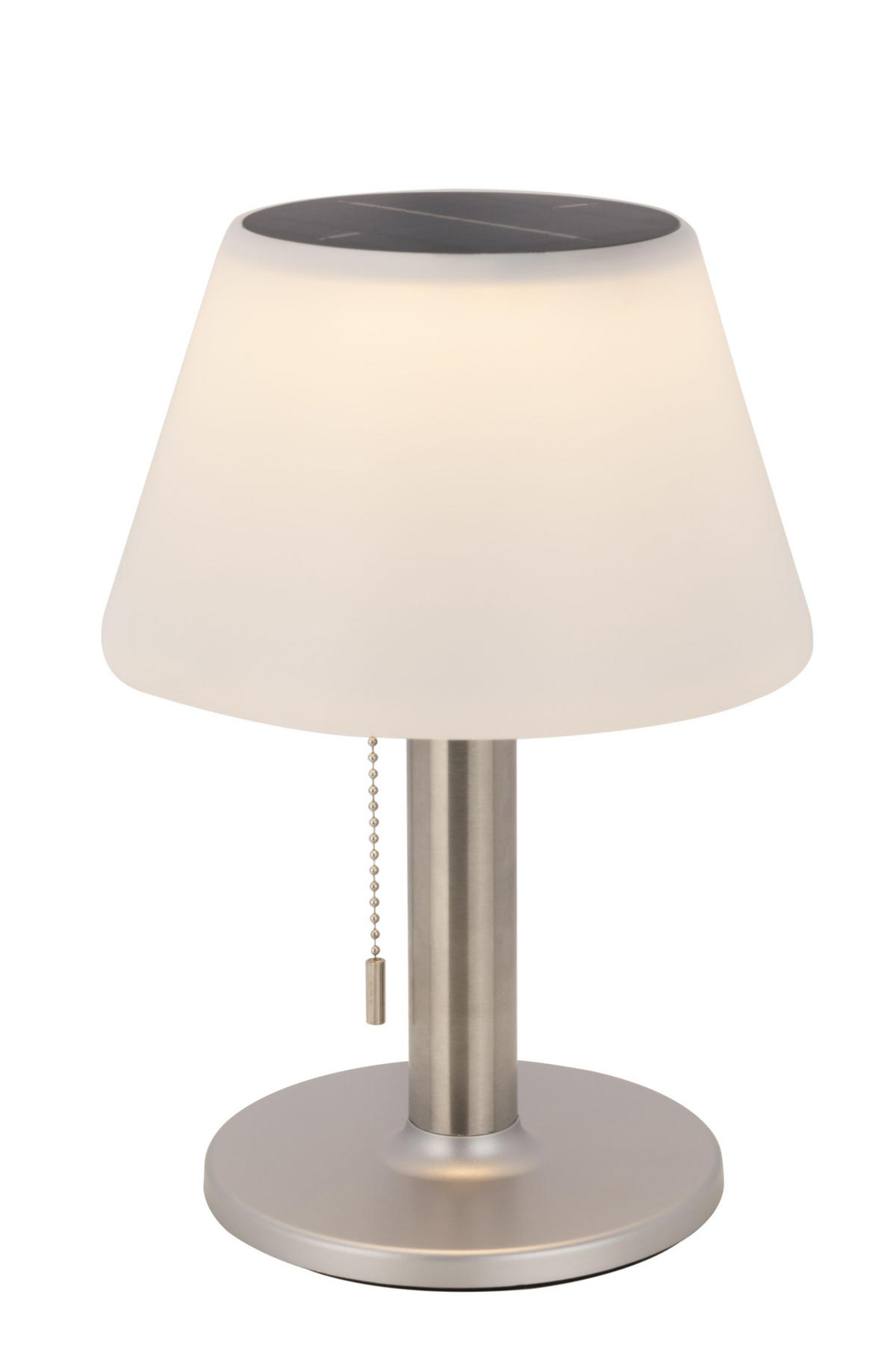 SOLÁRNÍ SVÍTIDLO, 19,5/28 cm - bílá/barvy stříbra, Basics, kov/plast (19,5/28cm) - Ambia Garden