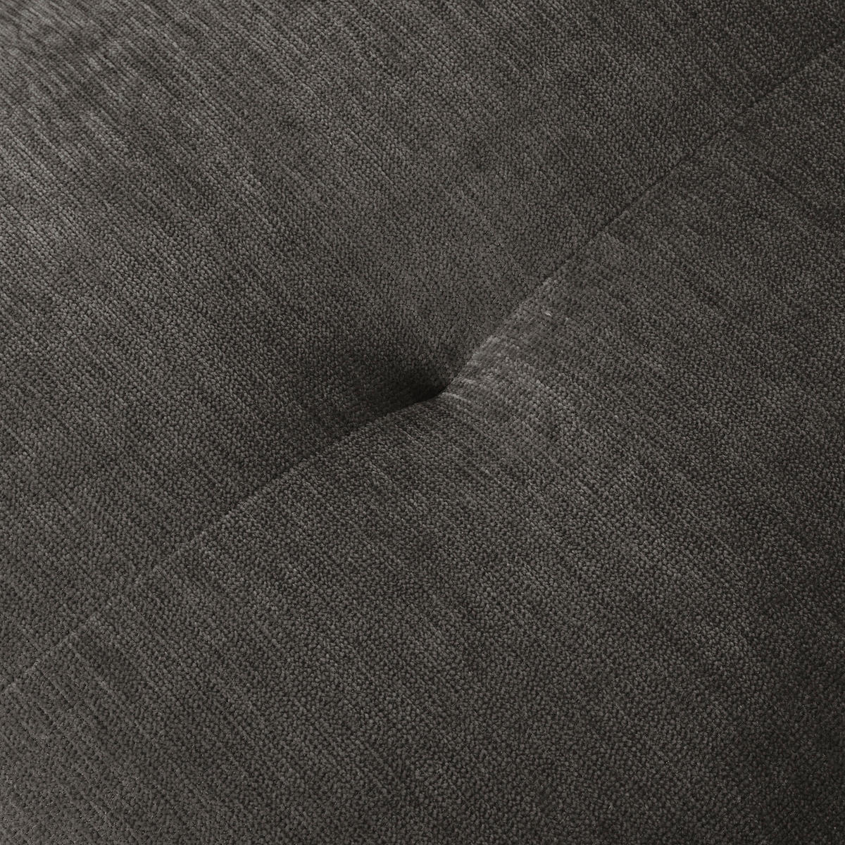 HOCKER in Textil Anthrazit  - Anthrazit/Schwarz, Modern, Kunststoff/Textil (102/46/65cm) - Trendmanufaktur