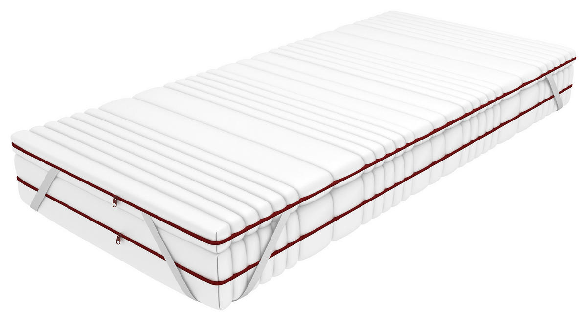 MATRATZENSET 100/200 cm  - Weiß, Basics, Textil (100/200cm) - Chameo