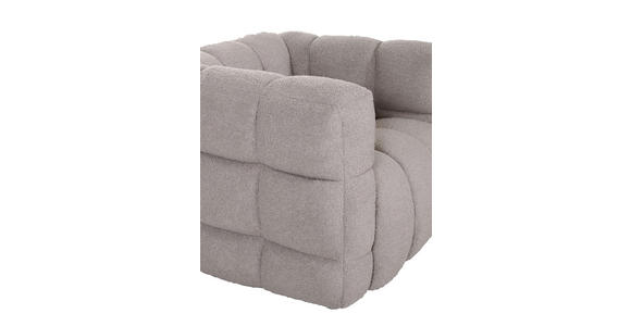 SESSEL in Flachgewebe Schlammfarben  - Schlammfarben/Schwarz, KONVENTIONELL, Textil/Metall (97/71/87cm) - Carryhome