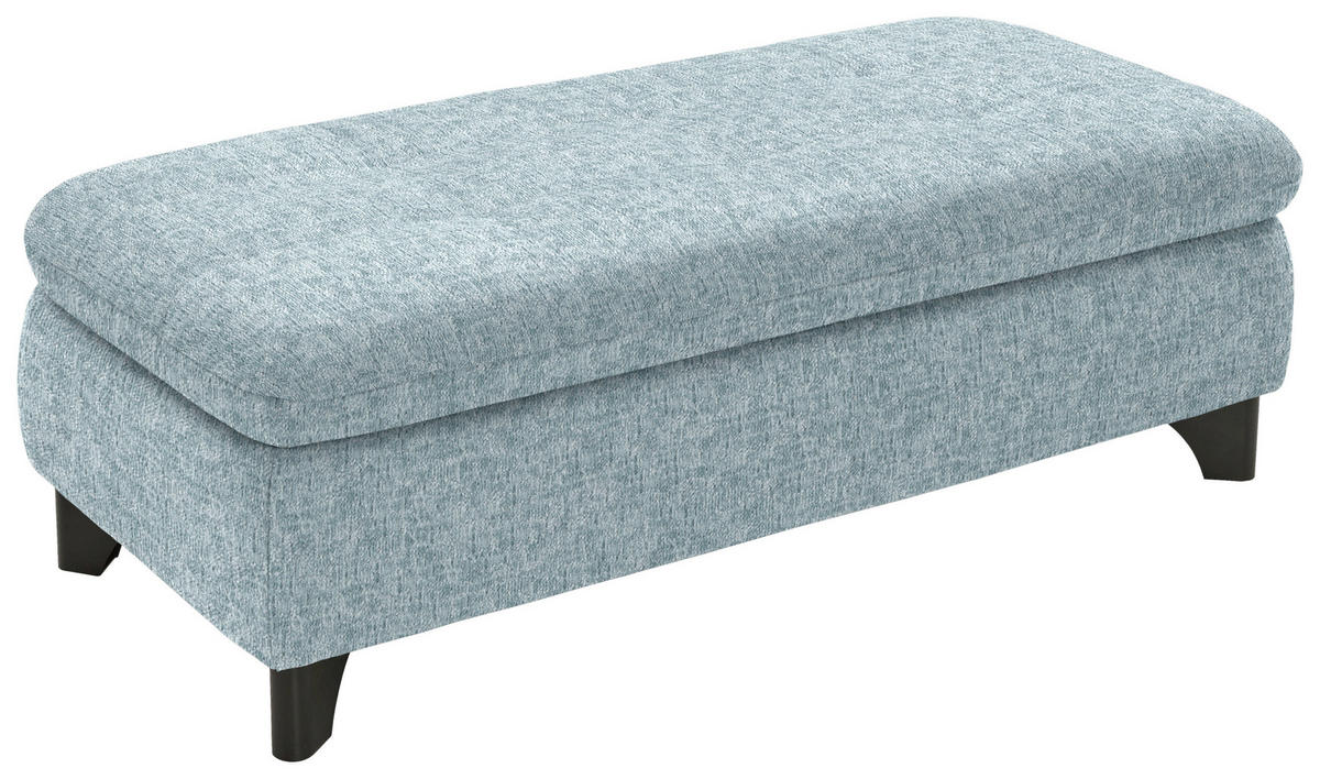 PALL i textil pastellblå  - svart/pastellblå, Klassisk, metall/textil (60/45/60cm) - MID.YOU