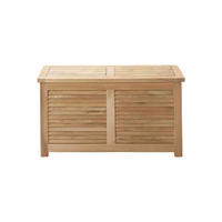 TRUHE in Holz 90/48/30 cm  - Teakfarben, ROMANTIK / LANDHAUS, Holz (90/48/30cm) - MID.YOU