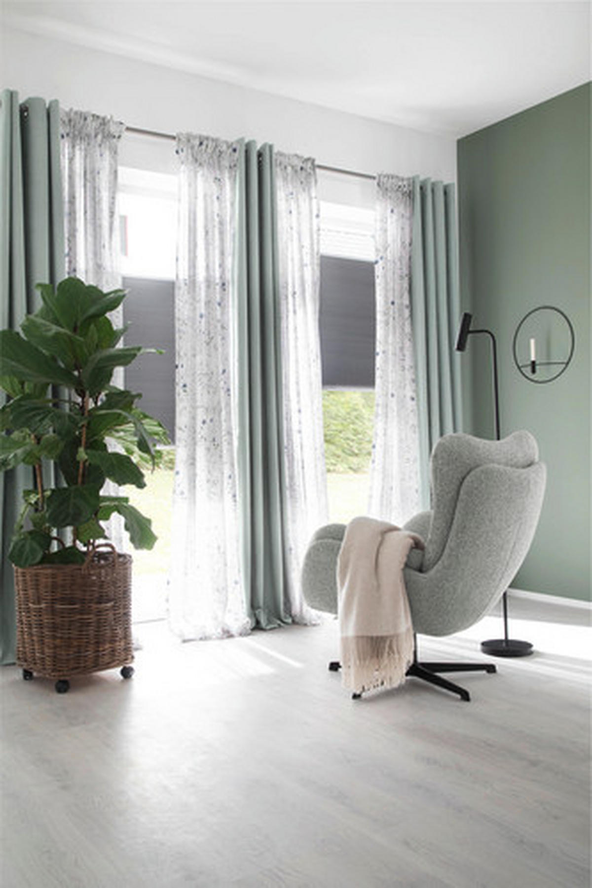 WABENPLISSEE  black-out (lichtundurchlässig)  60/130 cm    - Grau, Basics, Textil (60/130cm) - Schöner Wohnen