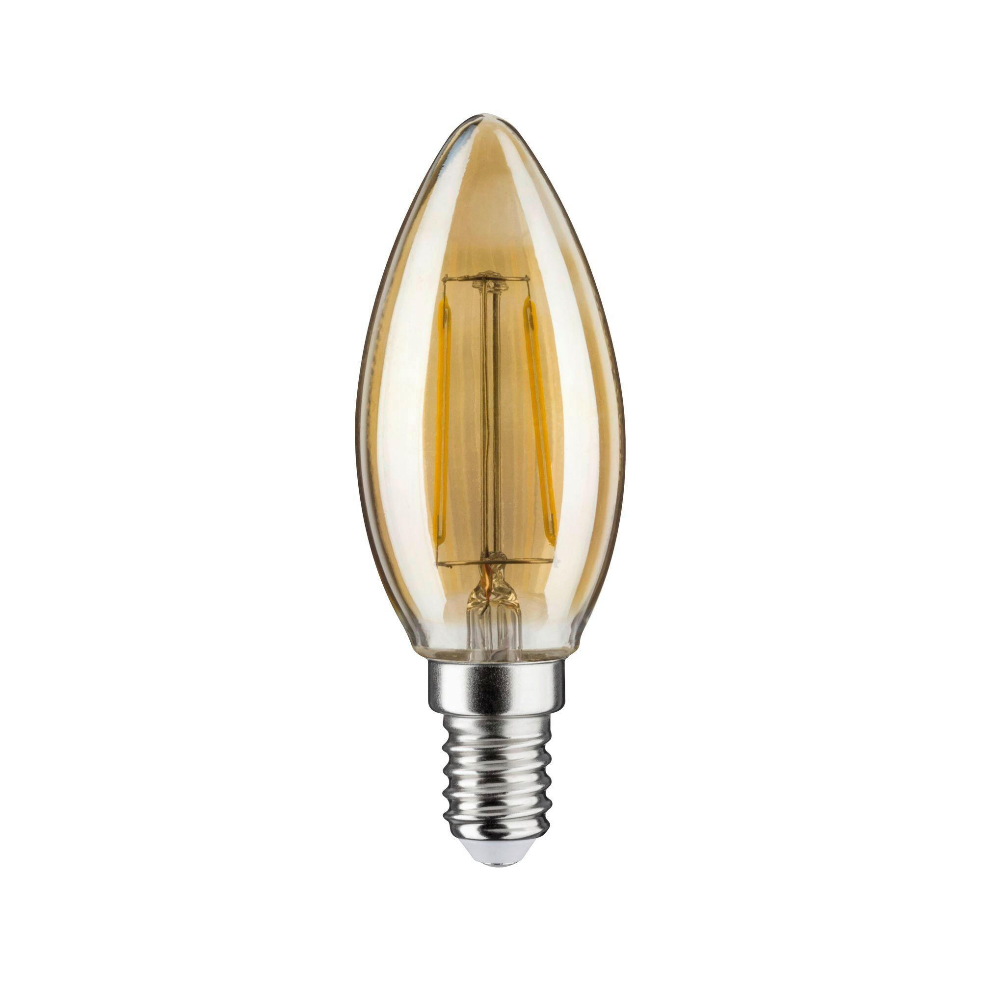 LED-LEUCHTMITTEL   E14 1x2,6W W 260 lm  - Goldfarben, Basics, Glas (3,5/9,8cm) - Paulmann