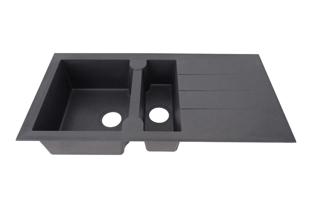 DISKHO 1712ALINEO100X50TG  - mörkgrå, Trend, sten (100/21/50cm) - Respekta