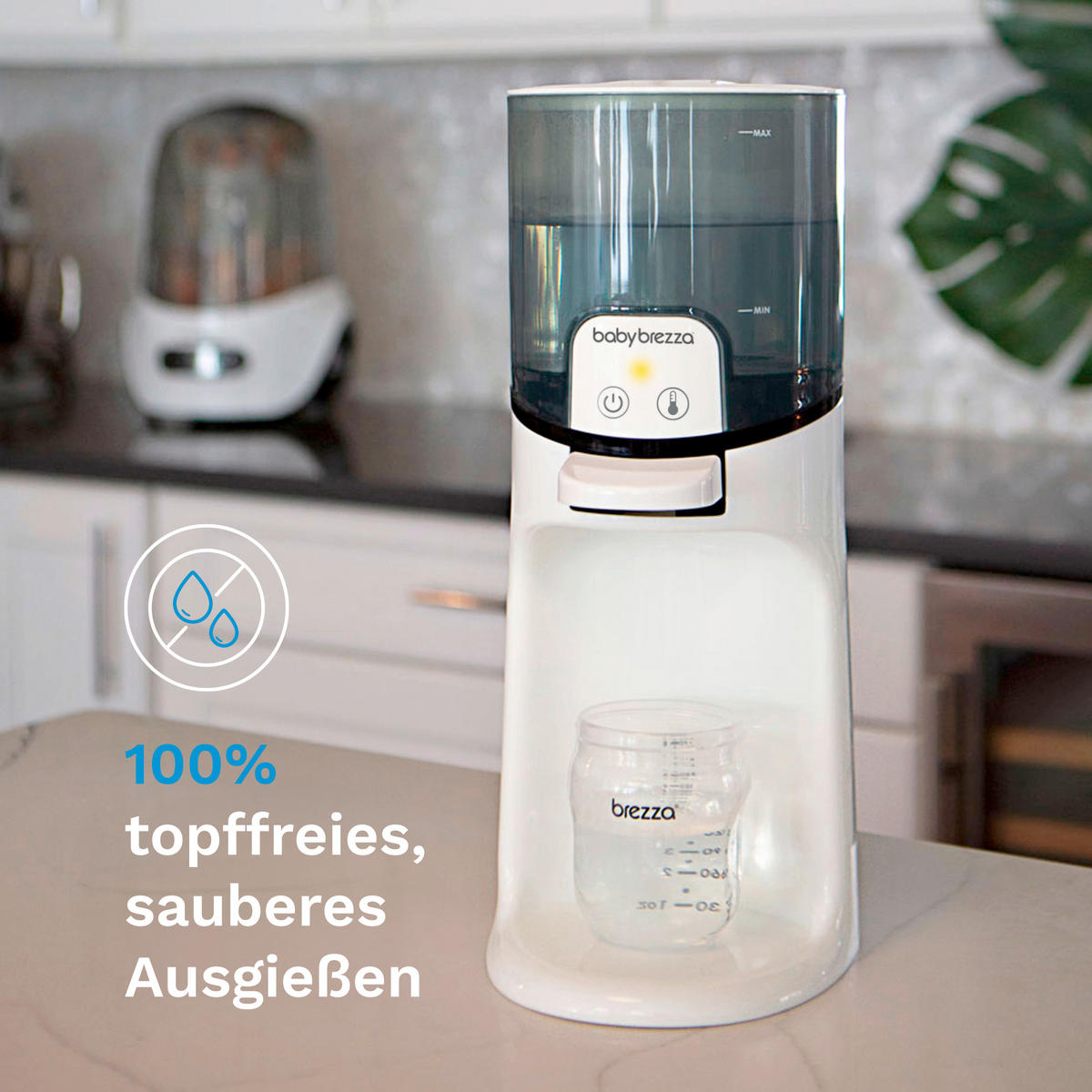 BABYNAHRUNGSZUBEREITER Instant Warmer  - Weiß, Basics, Kunststoff (19/36.7/15.7cm) - Baby Brezza