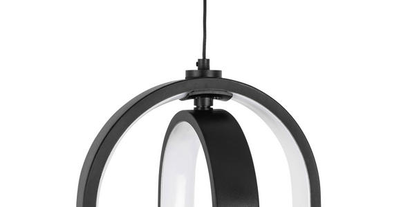 LED-HÄNGELEUCHTE 21/200 cm - Schwarz, Design, Kunststoff/Metall (21/200cm) - Novel
