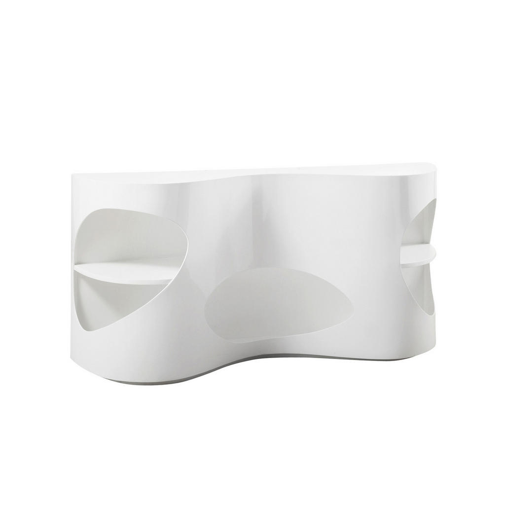 Sideboard Weiß Hochglanz B: 150cm