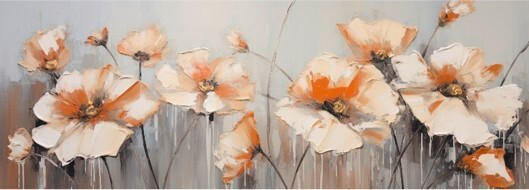 XXXL OBRAZ NA HLINÍKOVÉ DESCE, květiny, 140/50/2 cm