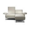 2-SITZER-SOFA in Chenille Naturfarben  - Schwarz/Naturfarben, Design, Textil/Metall (164-194/85/86-94cm) - SENSOO