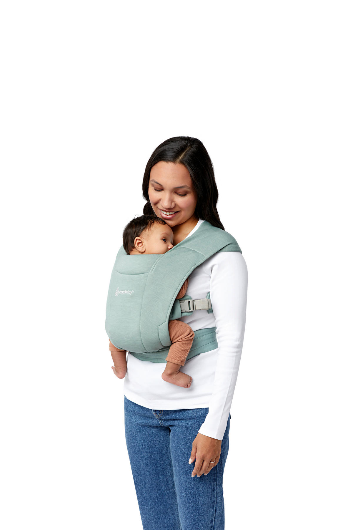 BABYTRAGE Embrace  - Jadegrün, Basics, Textil (17,4/12,4/26,5cm) - Ergo Baby