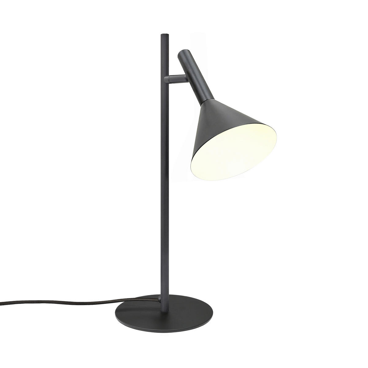 TISCHLEUCHTE Kelvis 42/15/26 cm  - Schwarz, Design, Metall (42/15/26cm) - Nordlux